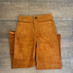 Maeve Colette Burnt Orange Corduroy Trousers